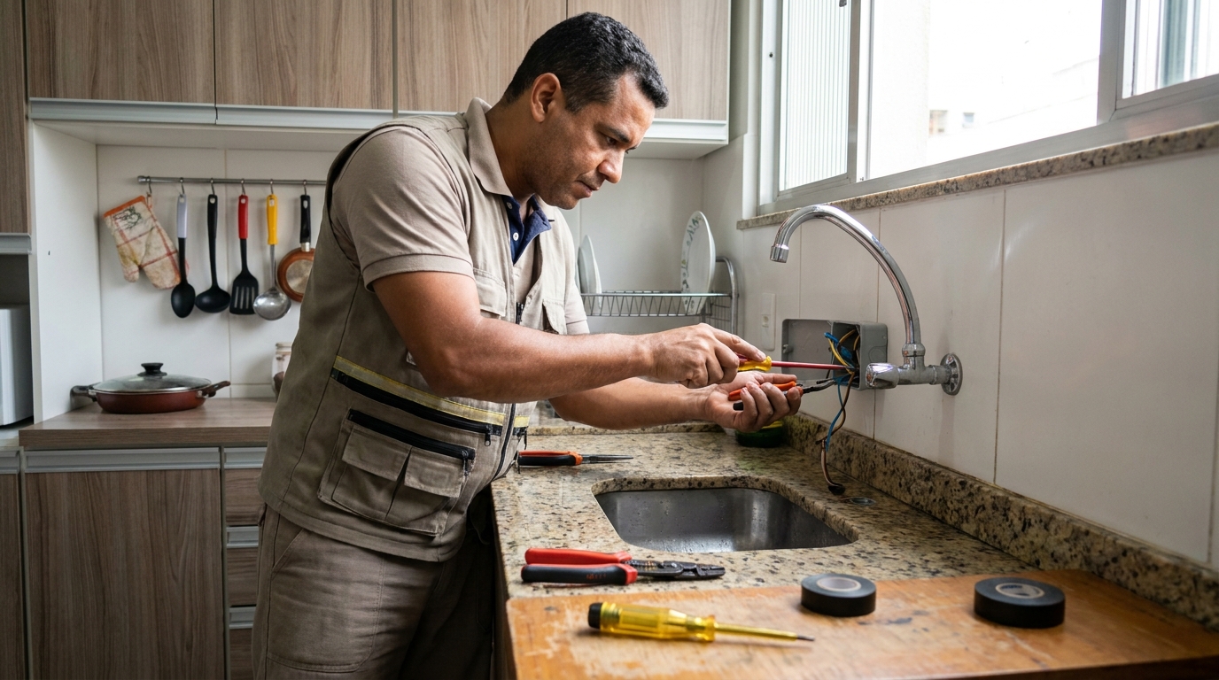 Instalação em Cozinha ou Área Gourmet em Porto Velho‑RO